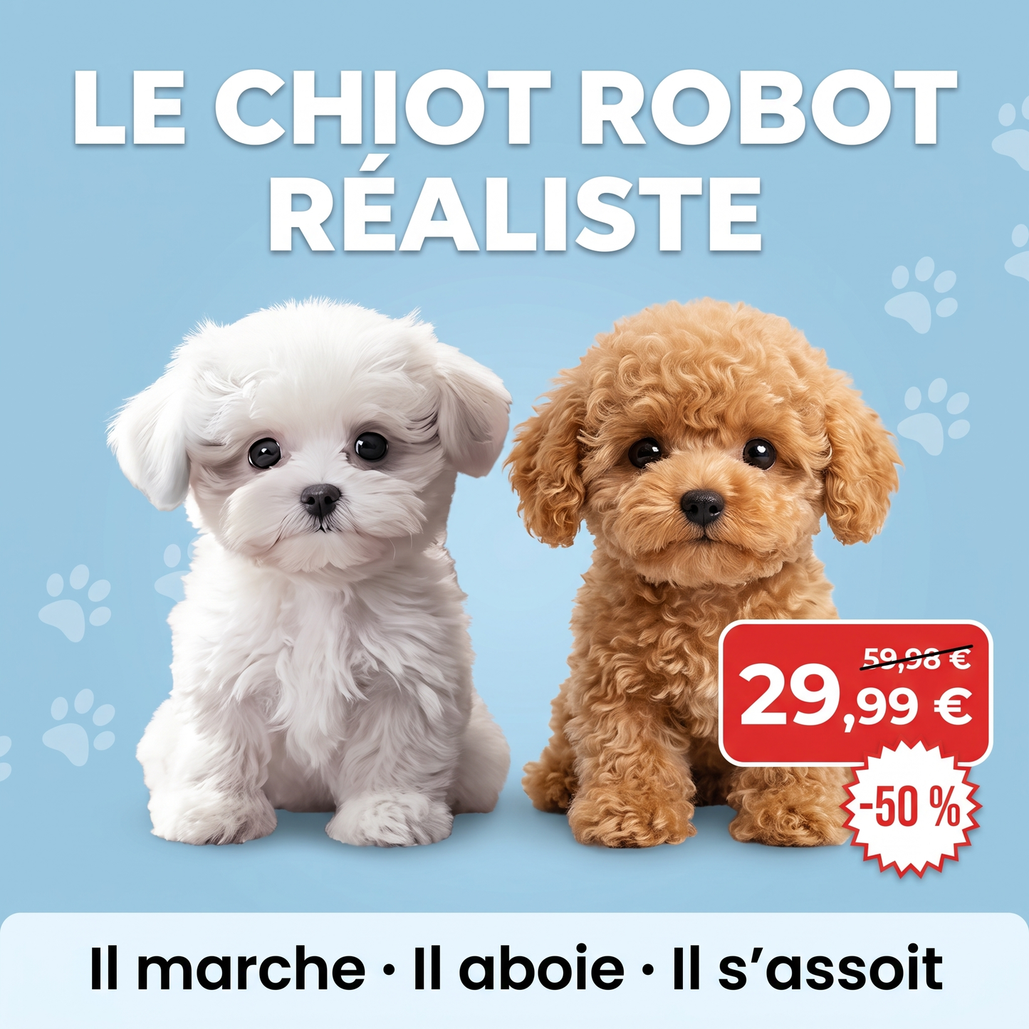 Chiot robot -50 %