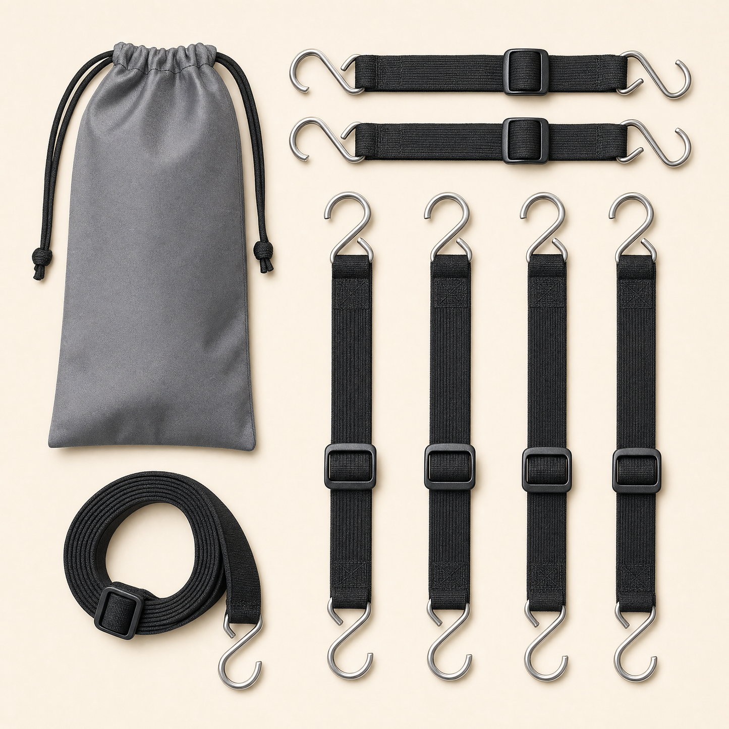 Kit anti-vent housse ๐ โ sangles & crochets renforcรฉs + housse de rangement