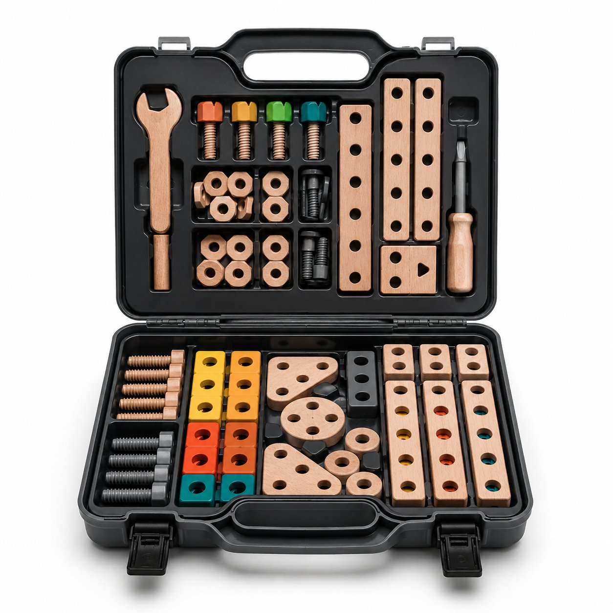 packshot — Mallette de rangement renforcée — Kit de bricolage Montessori