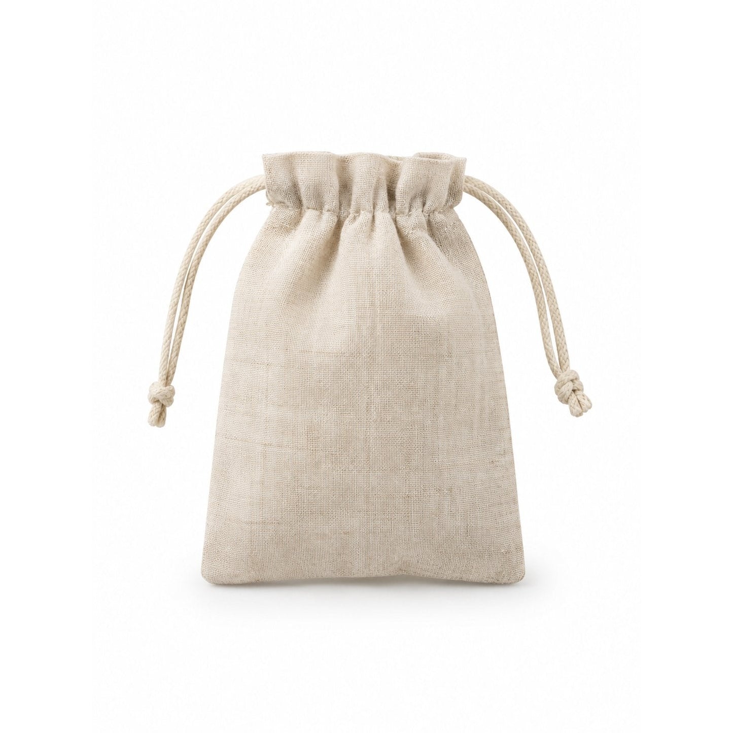 packshot — Pochette de rangement anti-nœud en lin