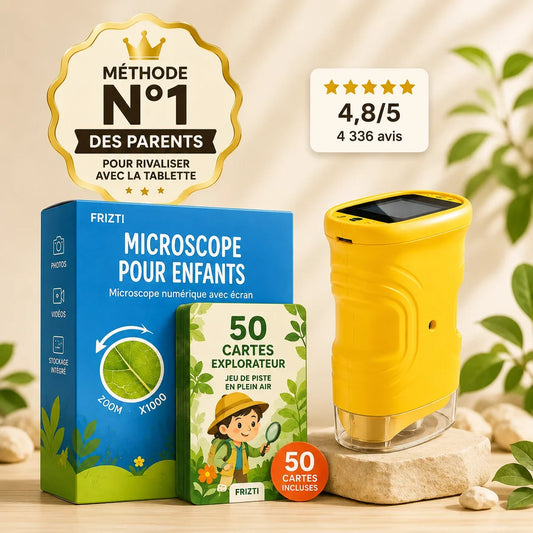 ExploraKid™ – Microscope Enfant 1000x avec Écran