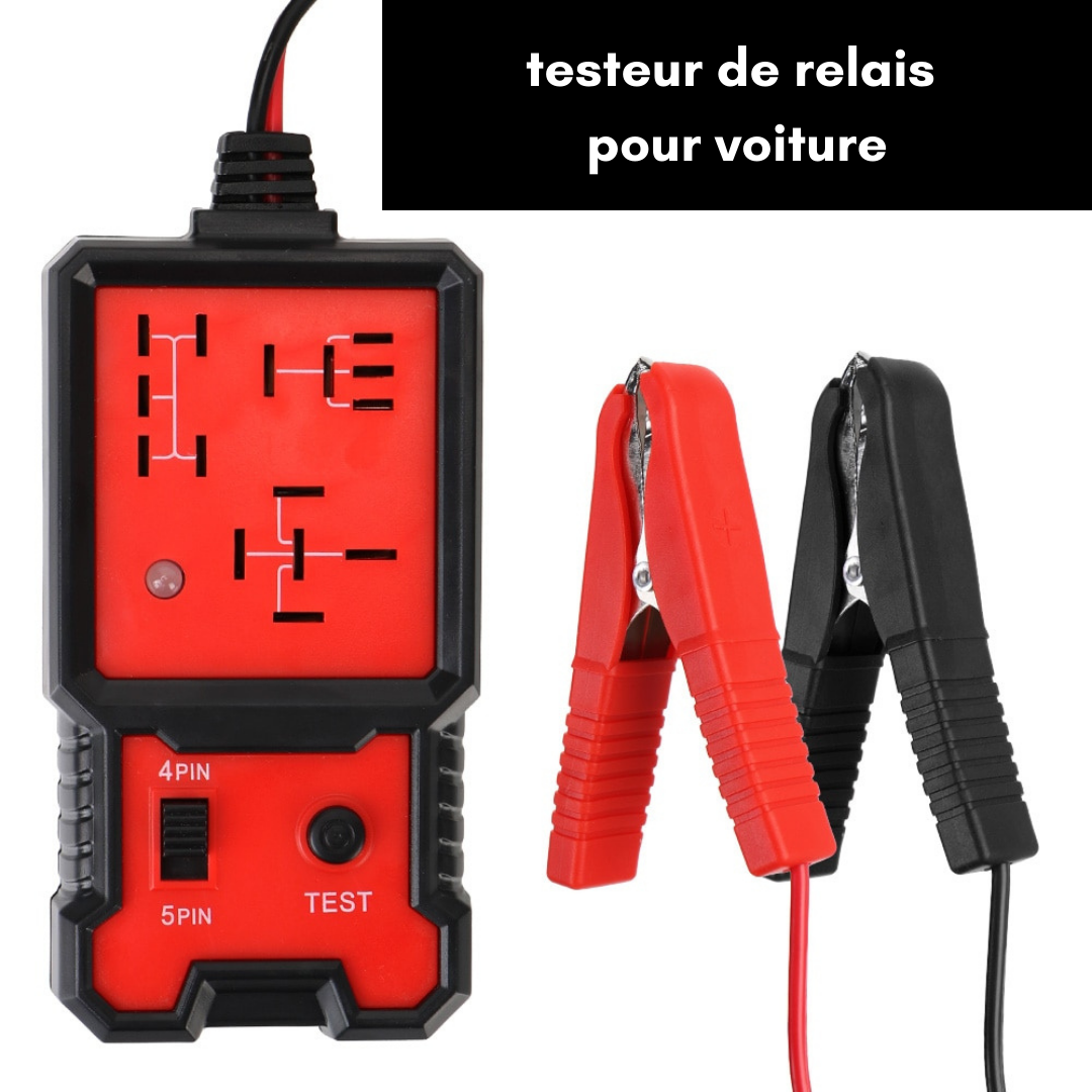 RelayCheck™ – Testeur de Relais Automobile 12V/24V