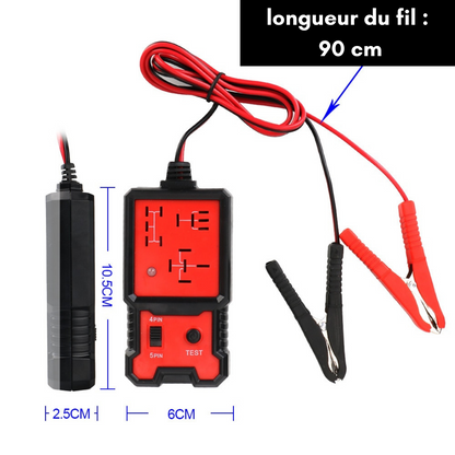 RelayCheck™ – Testeur de Relais Automobile 12V/24V