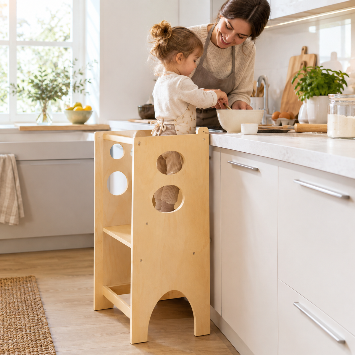 Tour d'Observation Montessori Évolutive en Bois
