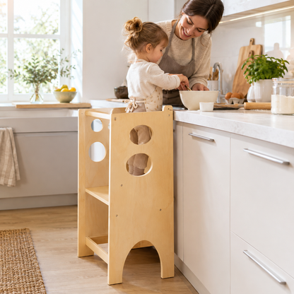 Tour d'Observation Montessori Évolutive en Bois