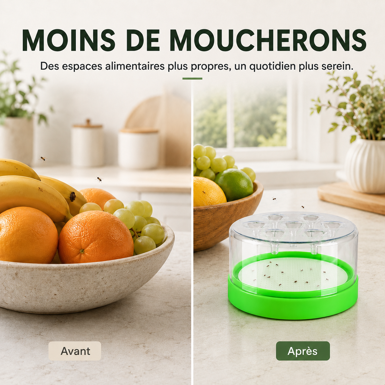 FlyTrap Éco™ – Piège à Moucherons Lavable & Réutilisable