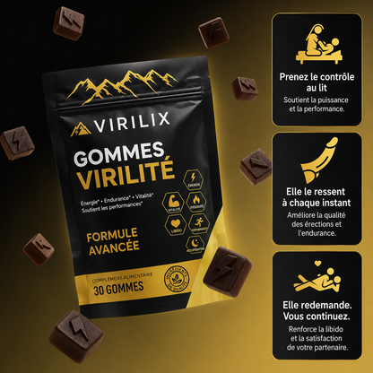 Virilix - Gommes à Mâcher Pour la Virilité