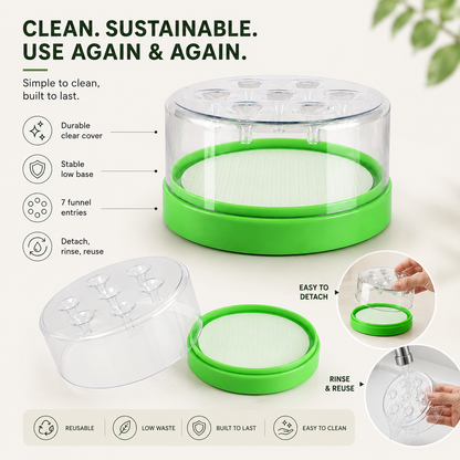 FlyTrap Éco™ – Piège à Moucherons Lavable & Réutilisable