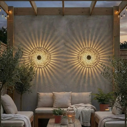 Fleur de Lumière™ – Lampe Solaire à Projection