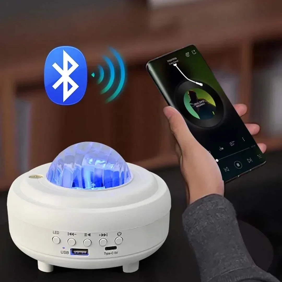 AuroraSky Pro 360° – Projecteur d'Aurores Boréales Connecté