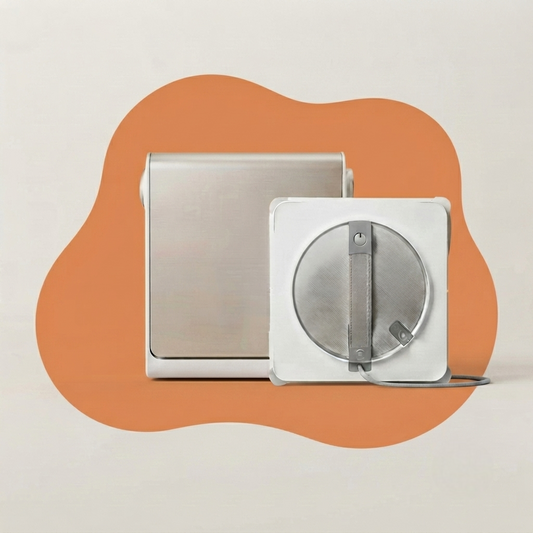 CrystalEdge™ – Robot Nettoyeur de Vitres Intelligent avec Station Multifonction