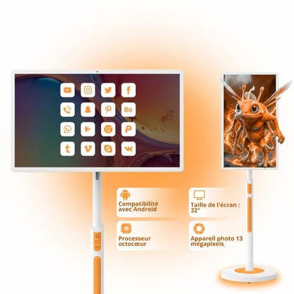 NovaScreen™ 32 – Écran Tactile Intelligent Portable 4K