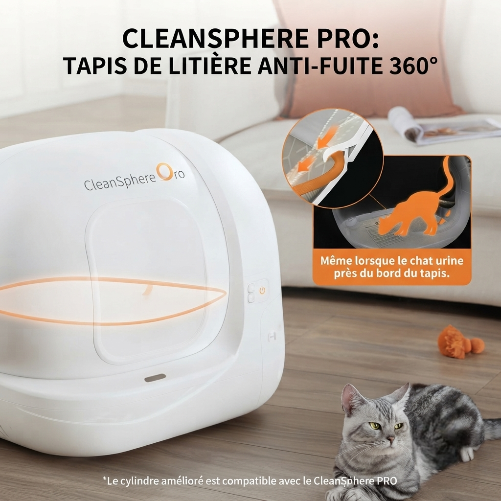 CleanSphere Pro - Litière Automatique Intelligente pour Chats