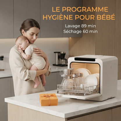 AquaNova™ | Lave-vaisselle Portable Compact Sans Installation