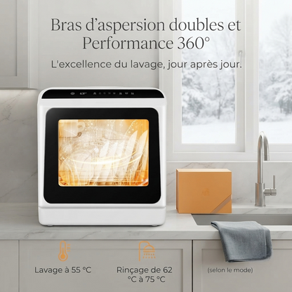 AquaNova™ | Lave-vaisselle Portable Compact Sans Installation