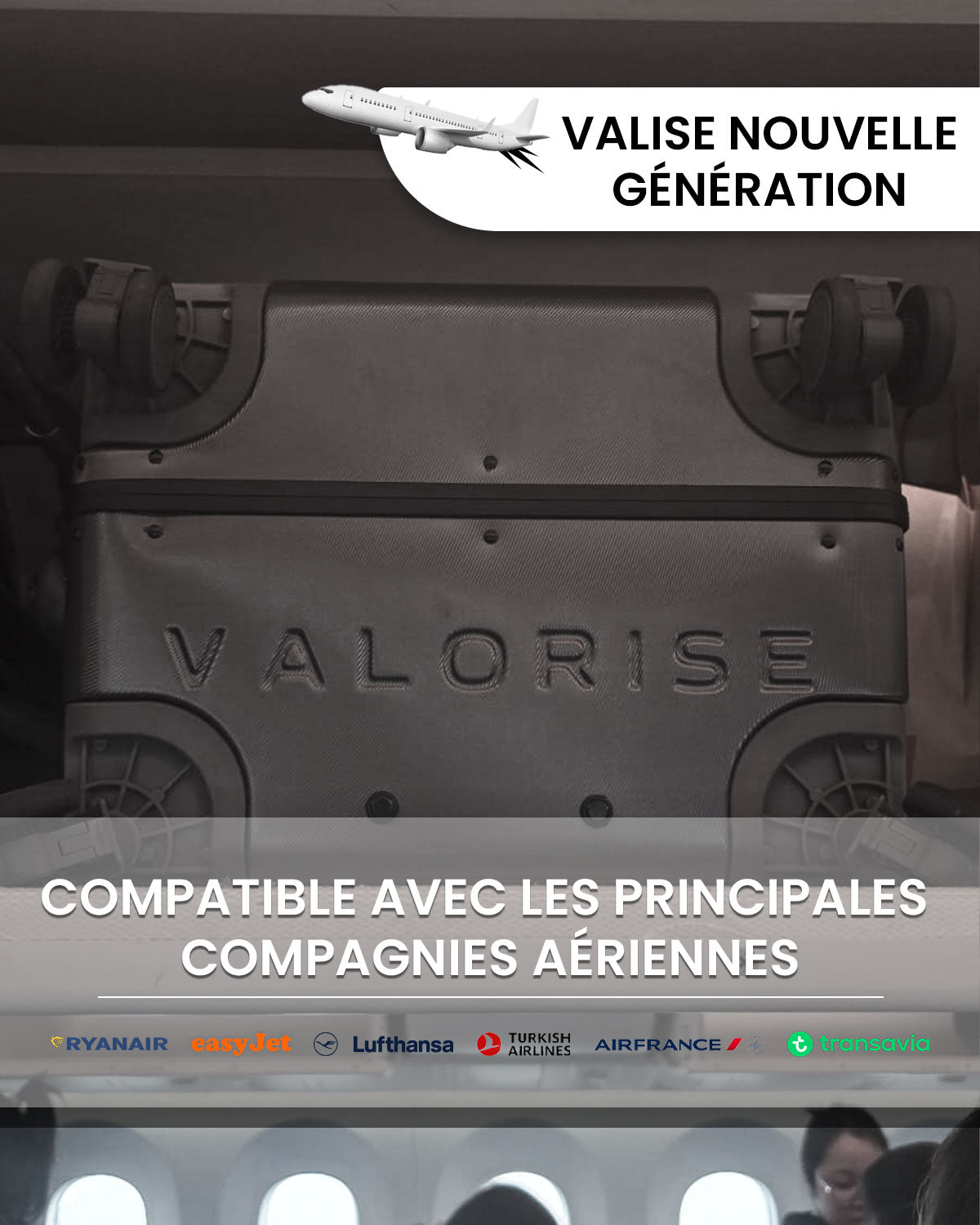 KiddyRide™ – Valise Cabine avec Siège Enfant Intégré
