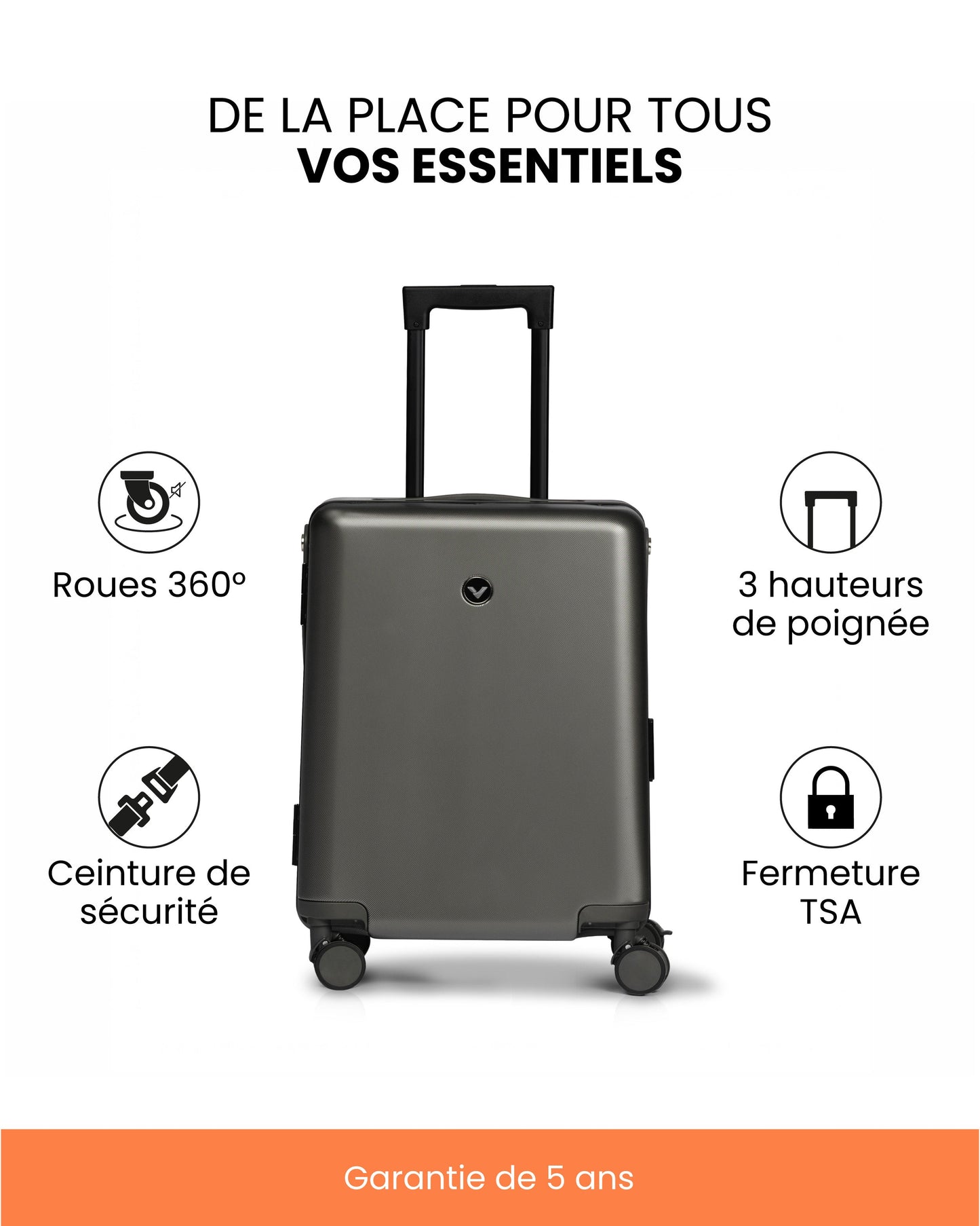 KiddyRide™ – Valise Cabine avec Siège Enfant Intégré