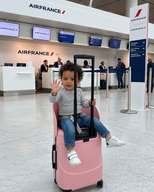 KiddyRide™ – Valise Cabine avec Siège Enfant Intégré