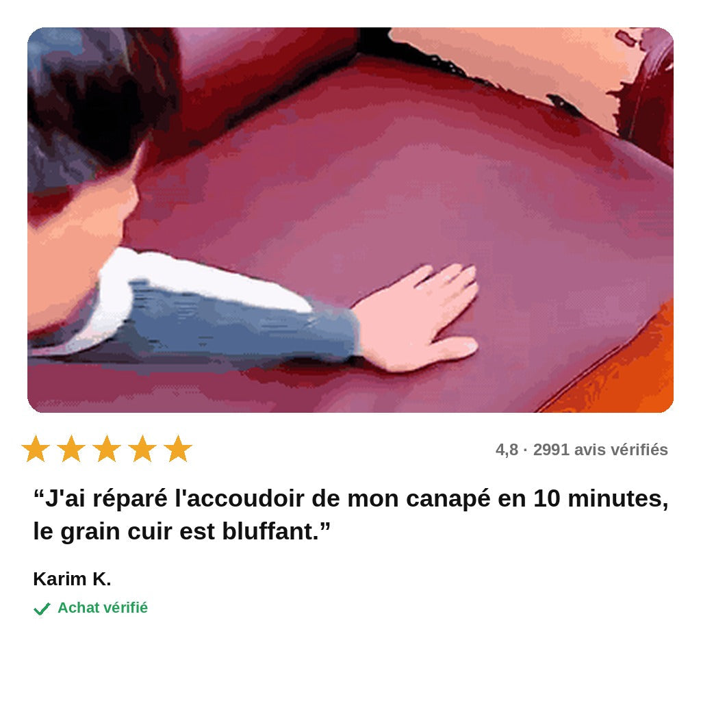 Patch adhésif simili-cuir 50 x 138 cm