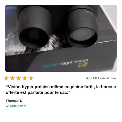 avis — Jumelles Vision Nocturne 4K NoctaScope™