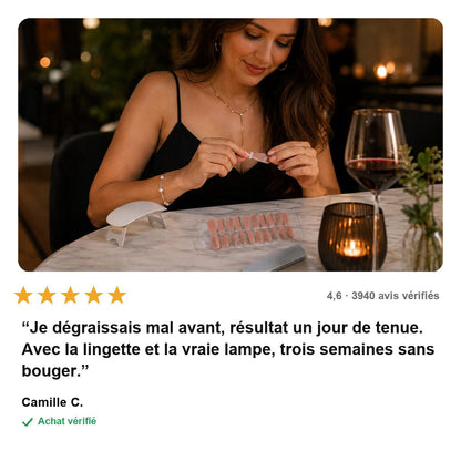 GlossStrip™ – Bandes de Gel Semi-Durci pour Ongles