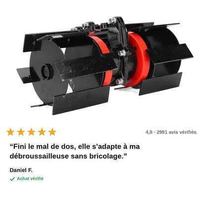 avis — RouleDésherbe™ – Roue de Désherbage Universelle pour Débroussailleuse