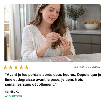 PressLuxe™ – Faux Ongles Press-On Réutilisables Sans Colle