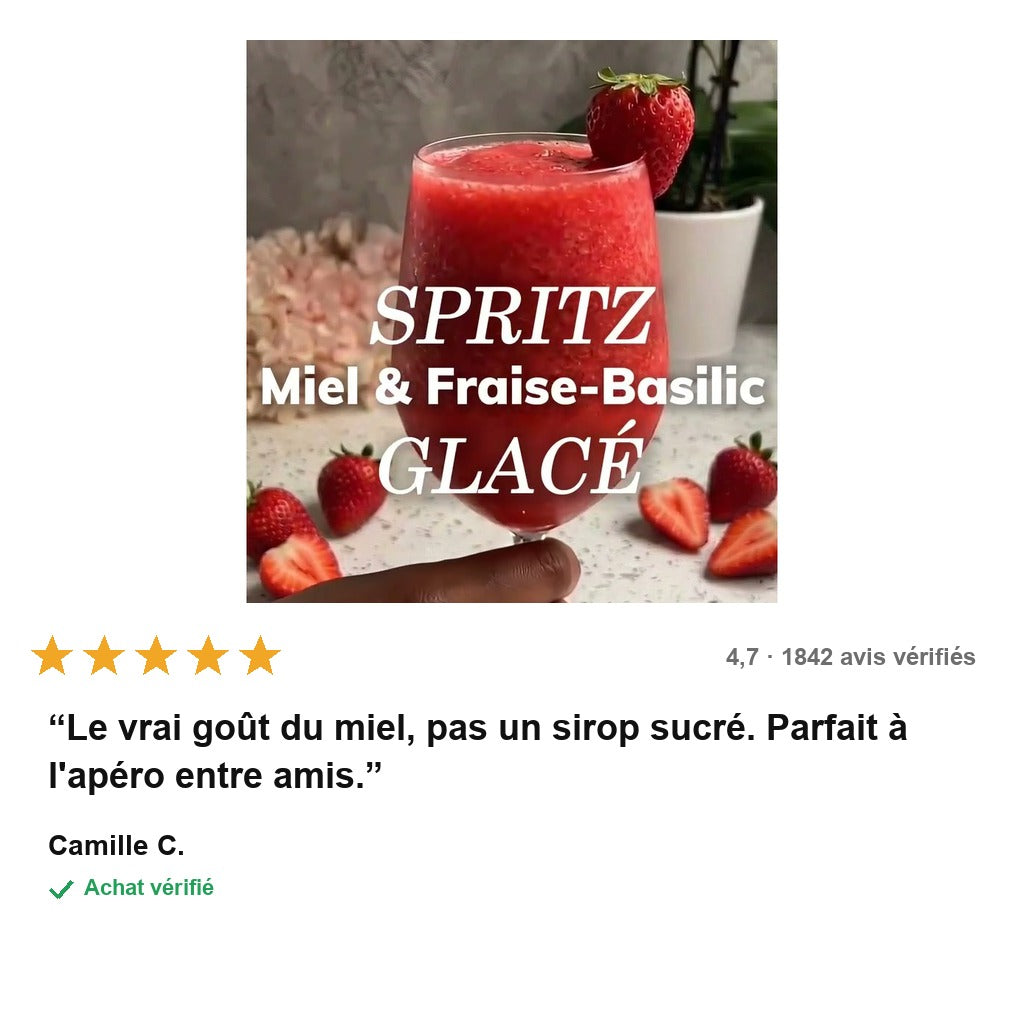 avis — Sirop Spritz Miel & Fraise-Basilic