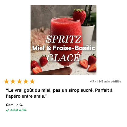 avis — Sirop Spritz Miel & Fraise-Basilic