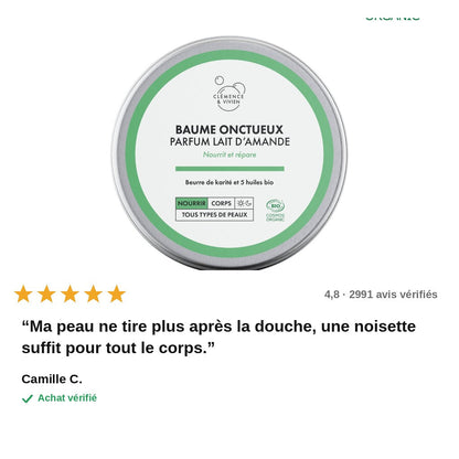 avis — KaritCalm™ – Crème Solide au Beurre de Karité, Plantain & Poudre de Jujubier