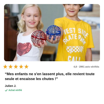 avis — Balle Volante Lumineuse LED — Effet Boomerang Anti-Choc
