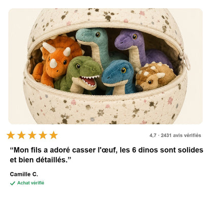 avis — Œuf de Dinosaure Surprise à Casser – 6 Dinosaures Cachés à l'Intérieur