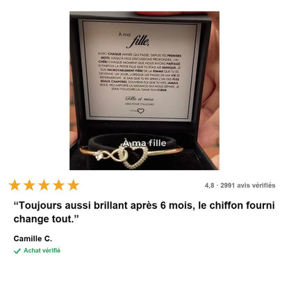 avis — Bracelet Cœur Infini – Lien Mère-Fille