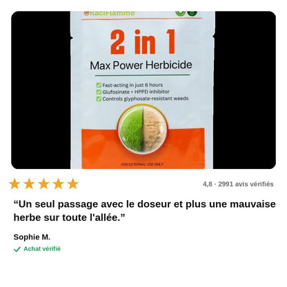 avis — SolNet™ – Désherbant 2 en 1 Granulés, Résultat Durable
