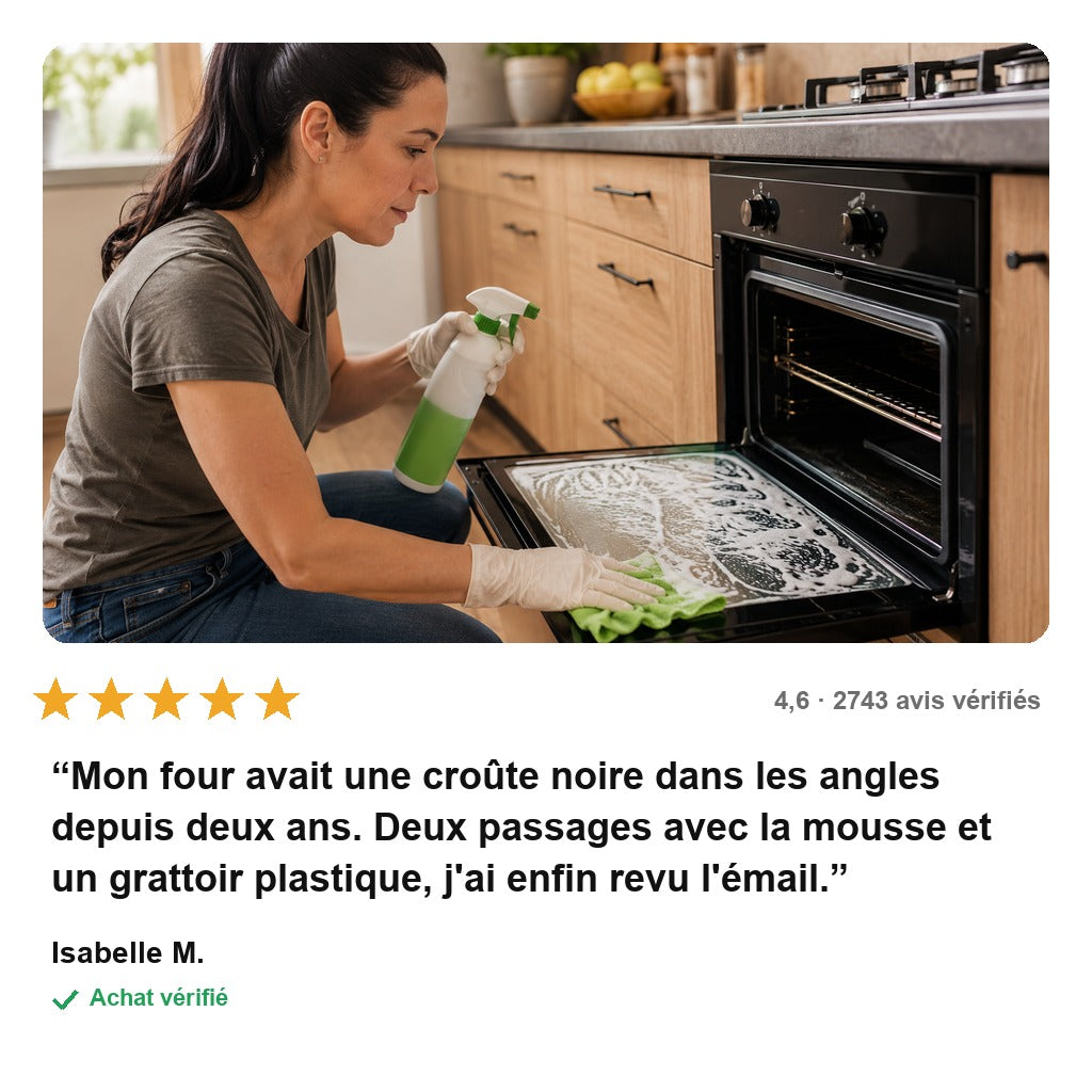 DégraissoMousse™ – Nettoyant Mousse Four, Grill & Hotte