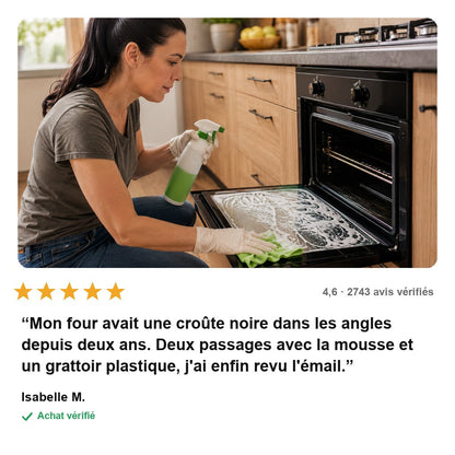 DégraissoMousse™ – Nettoyant Mousse Four, Grill & Hotte