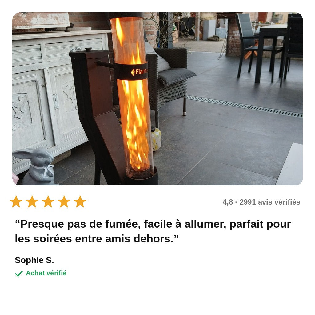 avis — Braséor™ — Poêle à Pellets Compact pour Extérieur