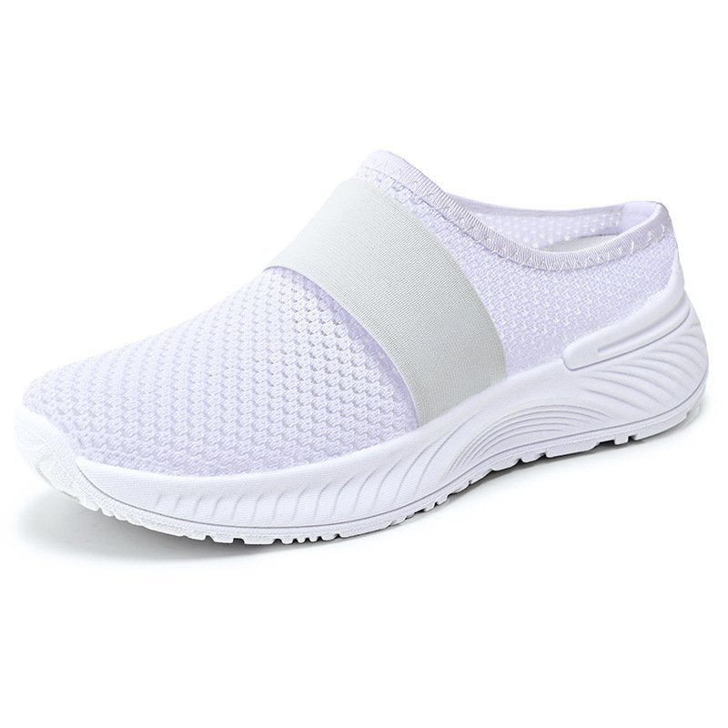 couleur Blanc — SafeStep™ – Chaussures Slip-On Antidérapantes & Respirantes Femme