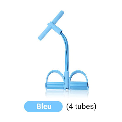 couleur Bleu — FlexTract™ – Étireur de Jambes à Pédale avec Bandes de Résistance