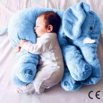 couleur Bleu — GéantCâlin™ – Peluche Éléphant XXL Ultra-Douce
