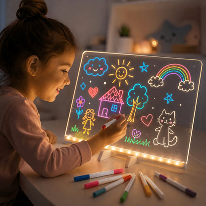situation — LumiBoard™ – Ardoise Transparente Lumineuse pour Enfant