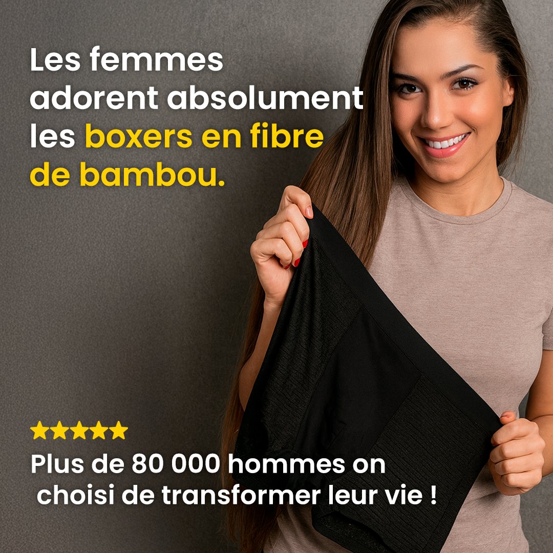 situation — Boxer Homme en Fibre de Bambou – Anti-Frottement & Forme Garantie