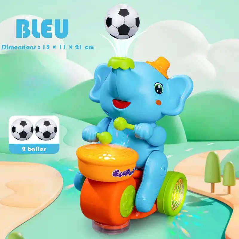 situation — Éléphant Musical Souffleur de Balles