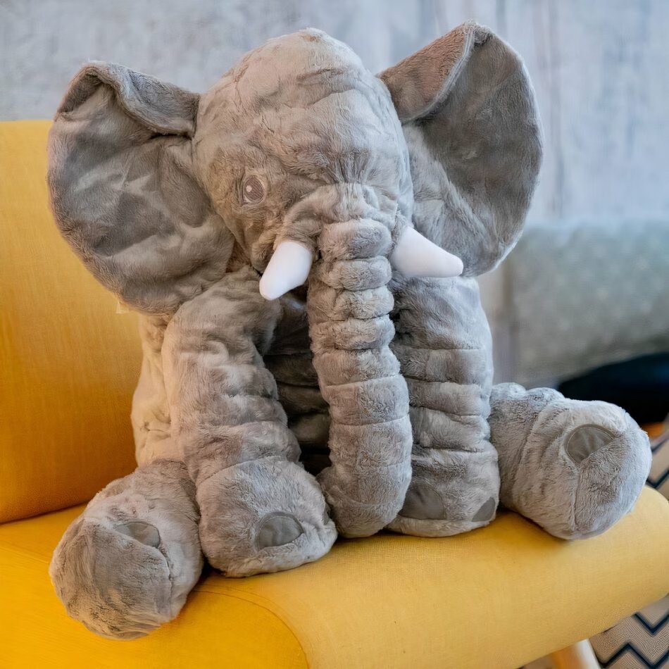 packshot — GéantCâlin™ – Peluche Éléphant XXL Ultra-Douce