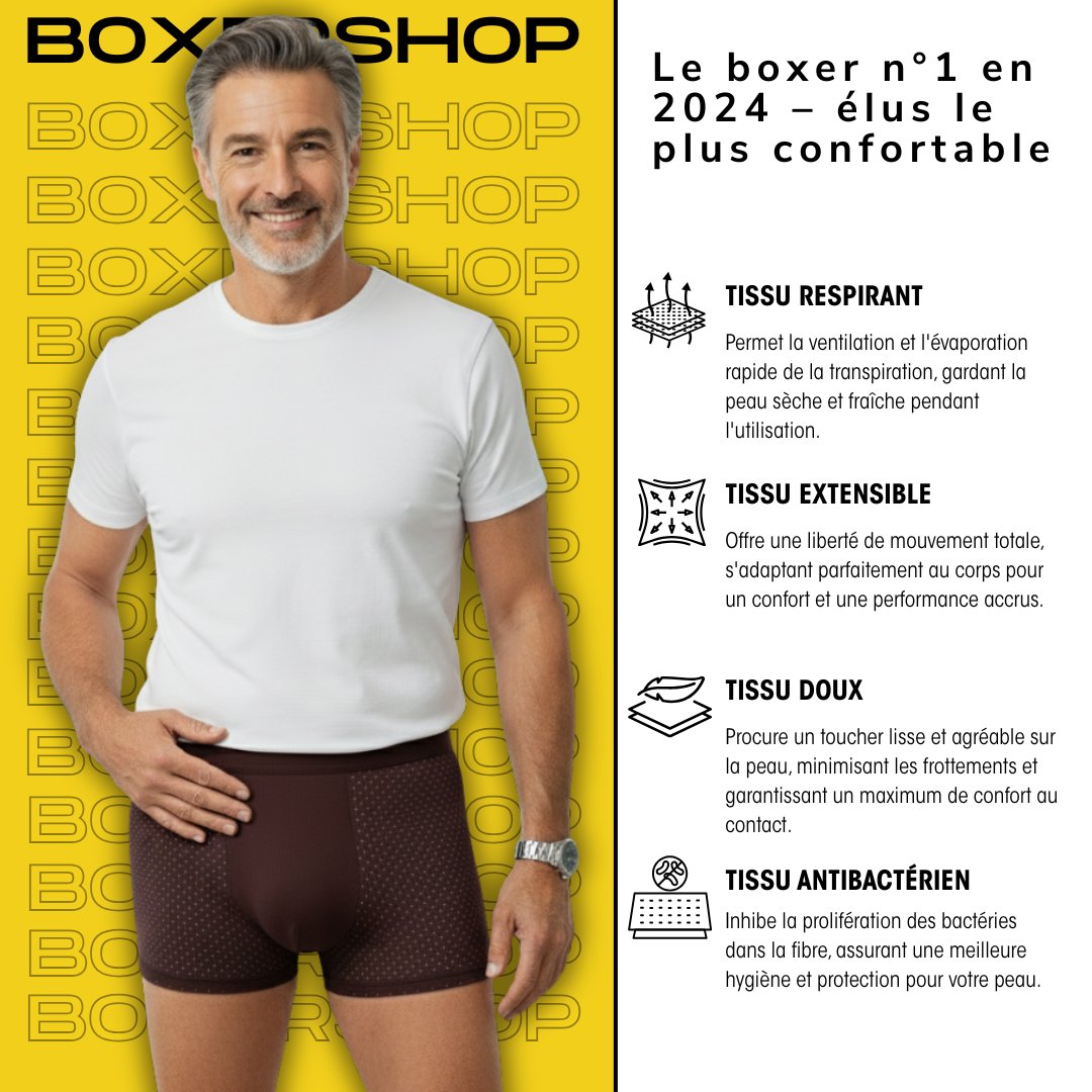 situation — Boxer Homme en Fibre de Bambou – Anti-Frottement & Forme Garantie