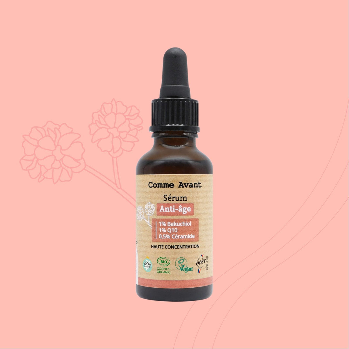 packshot — BakuLift™ – Sérum Anti-Âge Bakuchiol & Q10