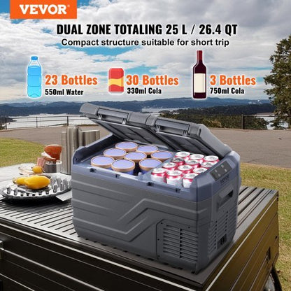 situation — Glacière Électrique de Voiture 40L – Réfrigérateur Compresseur 12V/24V, -20°C à 20°C