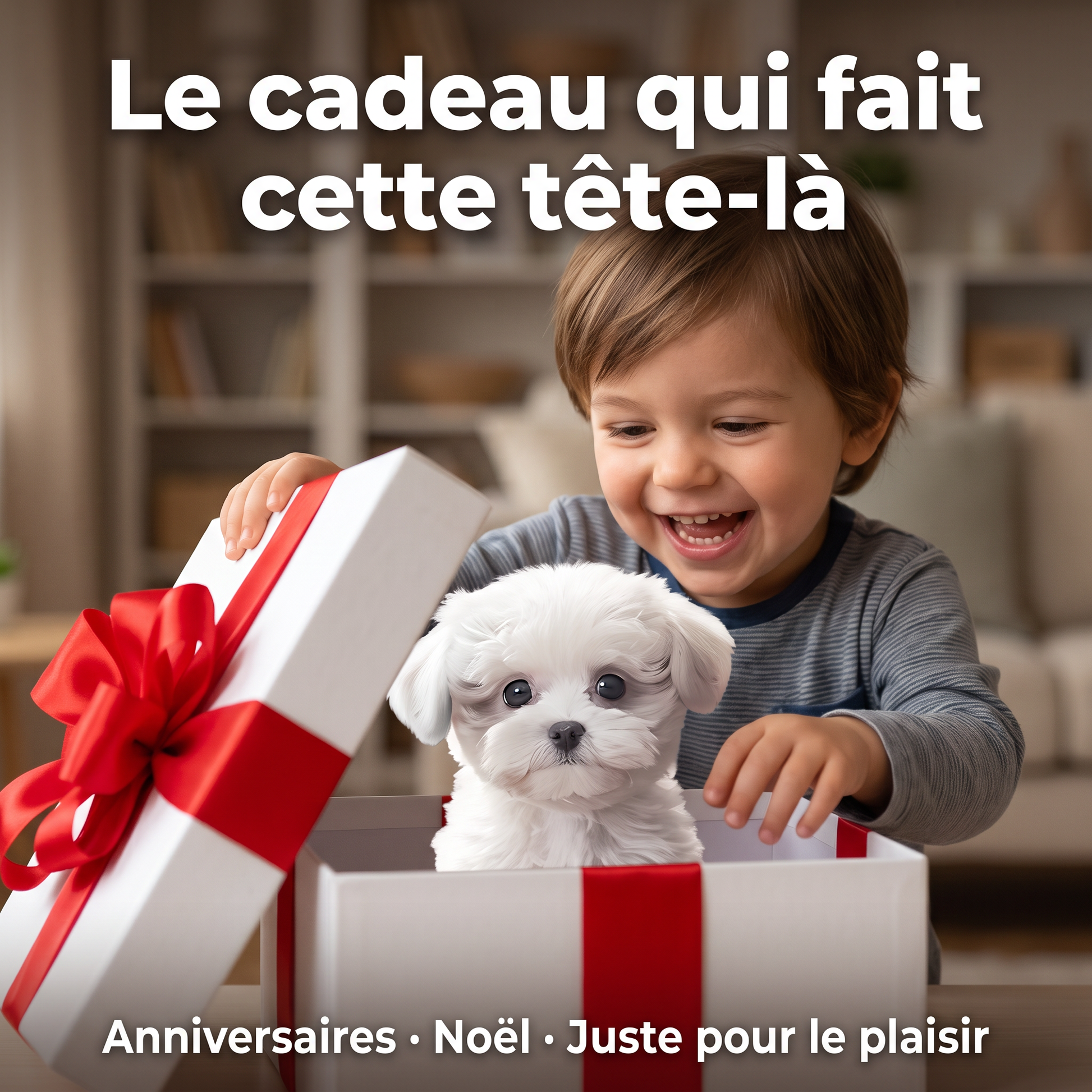 Chiot Robot Réaliste™ — Il marche, aboie et fait des câlins