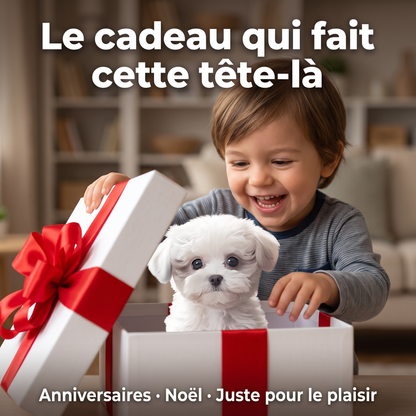 Chiot Robot Réaliste™ — Il marche, aboie et fait des câlins