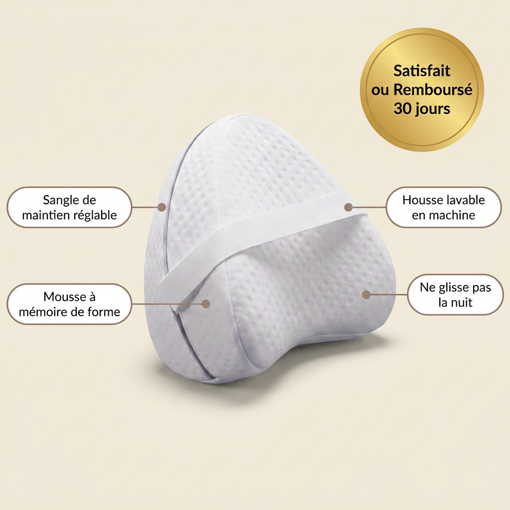 NuitAlign – Coussin Orthopédique Genoux — caractéristiques